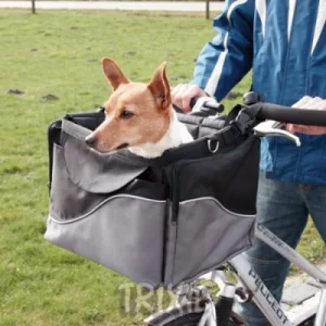 Panier avant De Luxe pour transport du chien à vélo