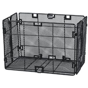 Panier latéral pliable sur porte bagage vélo