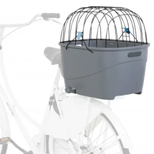 Panier vélo chien amovible avec cage sur porte-bagages Trixie