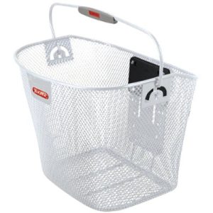 Panier vélo Uni blanc pour fixation Klickfix