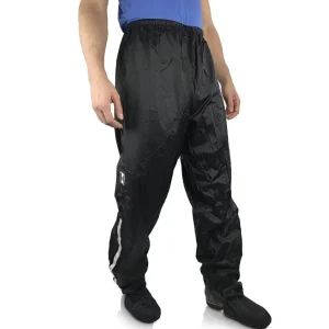Pantalon imperméable à fermeture éclair et guêtres intégrées
