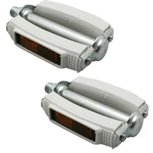 Pédales blanches vélo vintage City Marwi