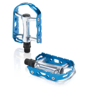 Pédales de vélo ultralight bleues VTT VTC - XLC