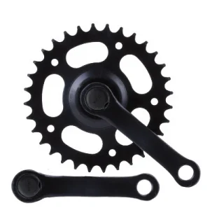 Pédalier mono plateau pour vélo enfant de 12 à 18 pouces