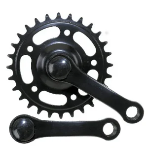 Pédalier mono plateau pour vélo enfant de 12 pouces