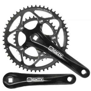 Pédalier vélo 10 à 11 vitesses double plateaux 34-50 dents