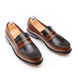 Mocassin Penny Loafer Camel/Marron - Nelson