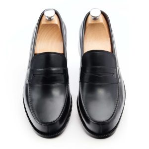 Mocassin homme cuir Noir - Nelson
