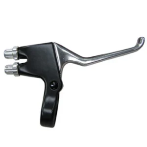 Poignée vélo droite avec commande pour frein avant et arrière