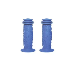 Poignées pour vélo enfant bleues Oxford