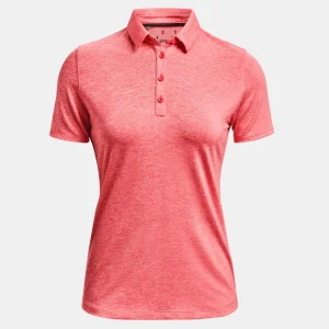 Under Armour - Polo Femme Zinger Vermillion - Corail
