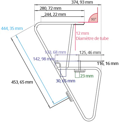 Porte bagages avant Grand Expedition Low et High Rider Tubus – Image 5