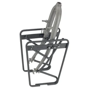 Porte-bagages avant sur fourche de vélo