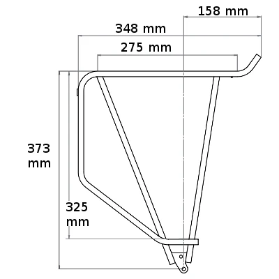 Porte bagages vélo Cargo charges lourdes Tubus – Image 6