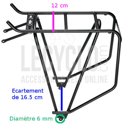 Porte bagages vélo Cargo charges lourdes Tubus – Image 7