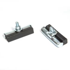 Porte patins de frein vélo avec écrou déporté Fibrax 45 mm