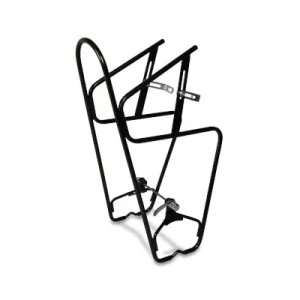 Porte-sacoches avant sur fourche rigide et frein V-brake Minoura