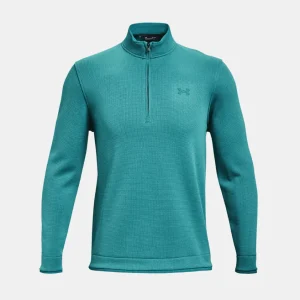 Under Armour - Pull Storm SF 1/2 Zip - Cerulean - Vert d'eau