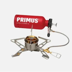 Réchaud multi-combustible Primus OmniFuel II avec bouteille