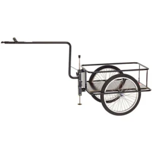 Remorque Der Roland 90L sur tige de selle avec béquille