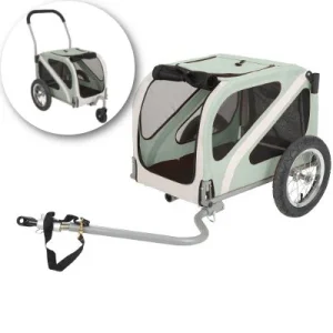 Remorque vélo pour chien avec kit piéton - Monz