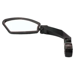 Rétroviseur Hafnium sur guidon de vélo gauche