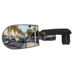 Rétroviseur vélo sur embout de guidon