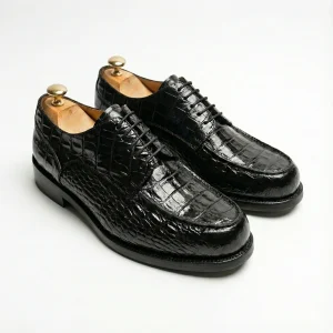 Derbies Homme Cuir Croco