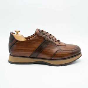 Sneakers Homme Cuir Patiné - Tanner Horizon