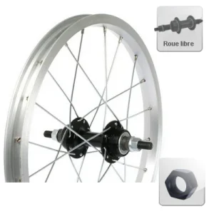 Roue arrière 12 pouces Roue libre pour vélo enfant