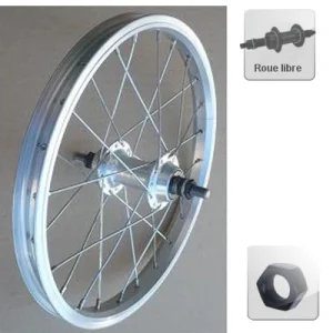 Roue arrière vélo 350A à roue libre