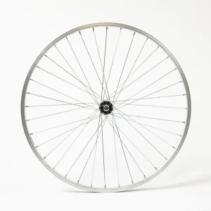 Roue vélo avant 26 pouces simple paroi axe à écrous