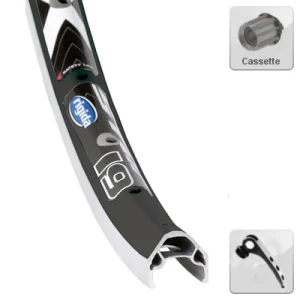 Roue vélo arrière 28 pouces à cassette 8 à 10 vitesses Rigida