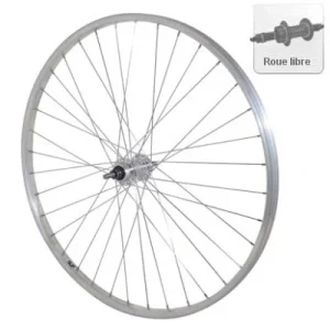 Roue vélo arrière city 650B Monovitesse