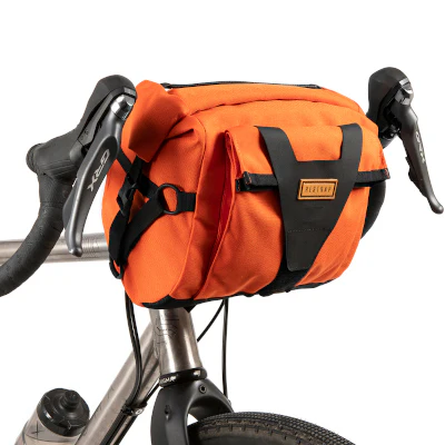 Sacoche de guidon orange Bar Pack Restrap 10 L – Image 5