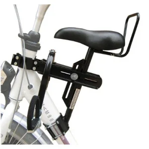 Selle de vélo enfant sur cadre et tube direction
