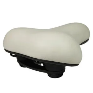 Selle vélo confortable blanche - Dutch Perfect