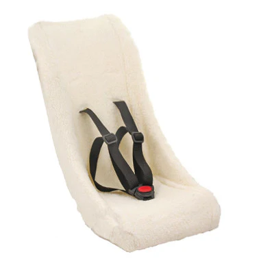 Siège bébé peau de mouton remorque vélo enfant 7-18 mois Melia