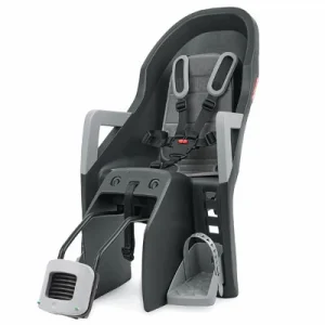 Siège vélo enfant inclinable noir Guppy RS Plus Polisport