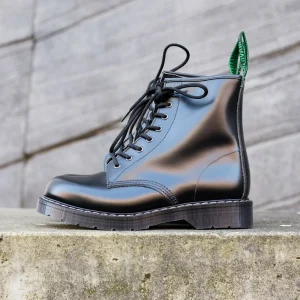 Derby Boot 8 Eye Black Hi-Shine