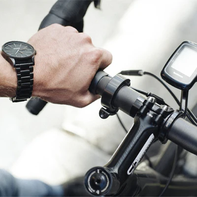 Sonnette pour vélo Classic Large noire Knog Oi – Image 3