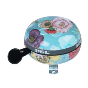 Sonnette vélo fleurs bleue ciel Big Bell Bloom Field Basil