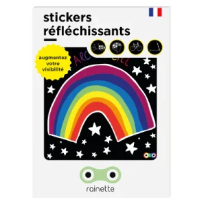Sticker réfléchissant autocollant vélo Rainette