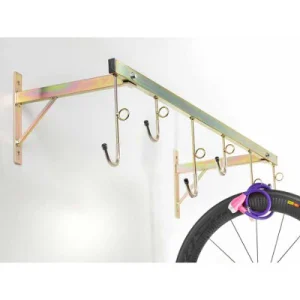 Support au mur 6 vélos avec fixation antivol