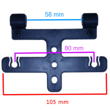 Support sur porte-bagage arrière de vélo pour fixation de feu – Image 4