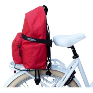 Support valise sur porte bagage de vélo