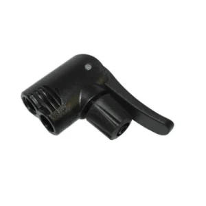 Tête de pompe vélo à pied double trou